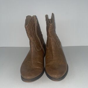 Coconuts by Matisse Derringer Womens Brown Cowboy Boots Sz 9.5M Western Zip-Up